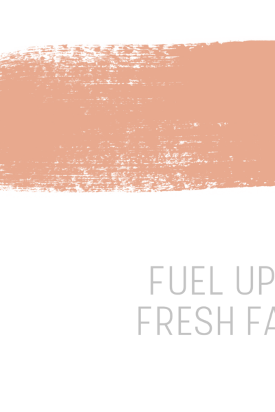 Fuel up on fresh faith